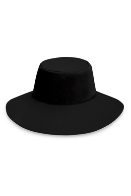 Aqua Hat Womens Lycra UPF50+ Hat - Black