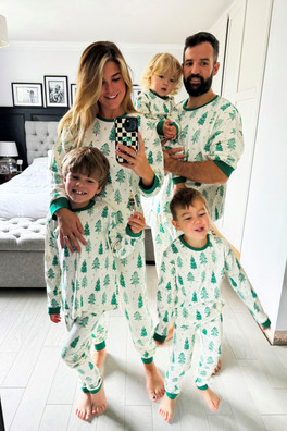 Unisex Adult Christmas Pyjama - Cream