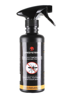 Mosquito Repellent Spray Fabric Protection 350ml - Black
