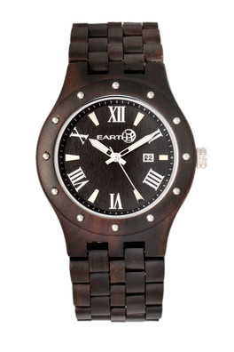 Inyo Bracelet Watch with Date - Dark Brown