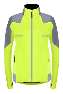 Nightrider Womens Reflective Cycling Jacket - Yellow