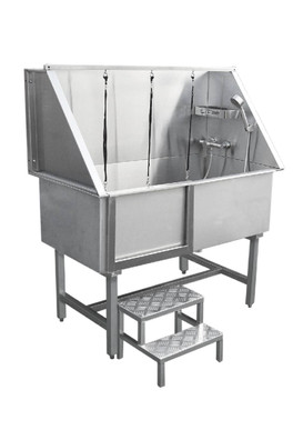 Dog Grooming Bath Steel Pet Wash Station - 400mm