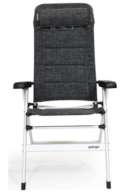 Tuscany Camping Chair - Black / White
