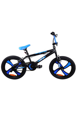 XN-16-20 Freestyle 20" Wheel BMX Bike - Satin Black/Blue