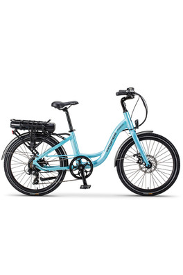 Wisper 705 24" SE Step Through Electric Bike 375Wh - Blue