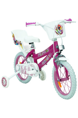 Huffy Disney Princess Kids Bike - 14in Pink/White