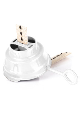 Replacement Burner with Wick - White