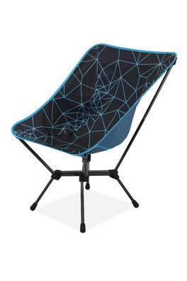 Marbella Folding Camping Chair - Blue Pattern