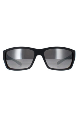 AN4336 Frambuesa Rectangle Sunglasses - Medium Grey / Grey Mirrored