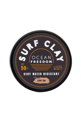 Surf Clay Mineral Zinc Sun Cream SPF 50+ Tin 50g - Light Tan