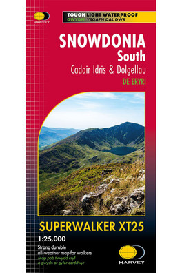 Snowdonia South Superwalker Map - Scale: 1:25,000