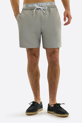 Guam Mens 6" Swim Short - Light Grey