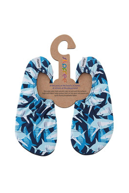 Jack Kids Non-slip Swim Shoes - Blue with Sharks