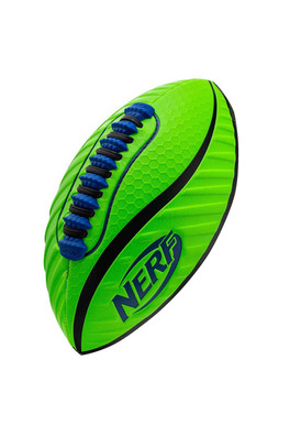 Spiral Grip Foam American Football - Junior - Green/black/blue