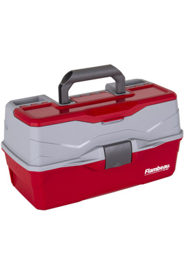 Three Tray Classic Tackle Box - Pink/Grey