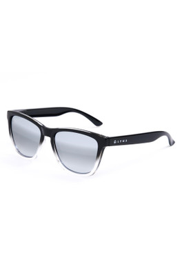 Harlyn Polarised Wayfarer Unisex Sunglasses - Clear/Black