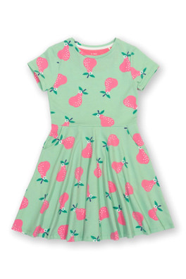 Kids 95% Organic Cotton Skater Dress - Pear-Fect Skater