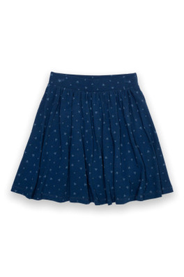 Little Hearts Kids Skirt - Navy