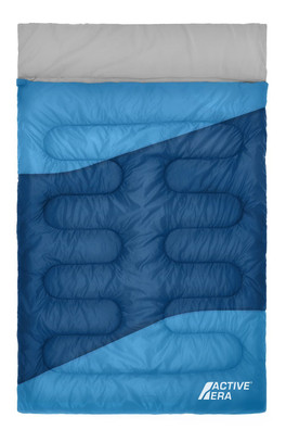 3 Season Double Sleeping Bag (250GSM) - Blue