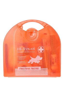 Pet Travel First Aid Kit - Orange