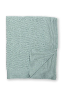 Heirloom Baby 100% Cotton Knit Blanket - Soft Thyme