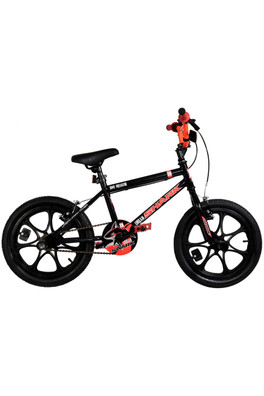 XN Urban Shark Kids 16" BMX Bike - Black/Red