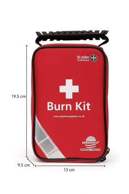 Standard Work Burn First Aid Kit - Red
