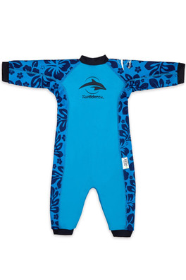 Splashy Swimsuit Made With e-Flex Baby Wetsuit - Maui Blue
