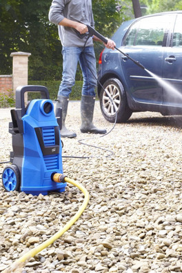 Electric High Pressure Washer for Cleaning Vehicle - Blue