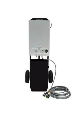 Deluxe Portable Horse Shower - Black