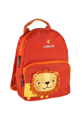 Toddler Friendly Faces Backpack with Safety Rein - Lion