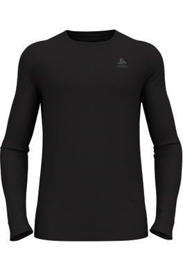 Merino Wool Mens 260 Long Sleeve Crew Base Layer - Black
