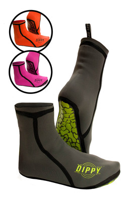 3MM Neoprene Socks - Grey/Green