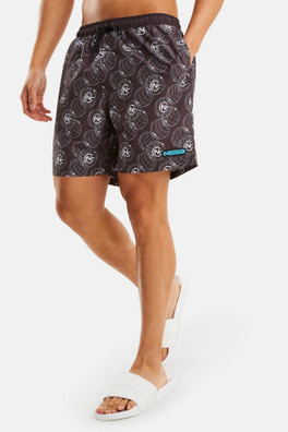 Phoenix Mens 6" Swim Short - Black