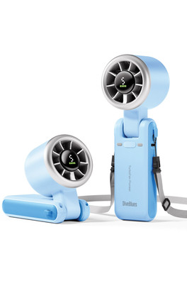 JetForce Portable Handheld Turbo Fan - Light Blue