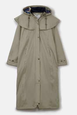 Outback Womens Full Length Waterproof Raincoat - Fawn