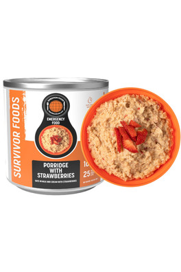 Porridge with Strawberries Survival Tin - Porridge with Strawberries