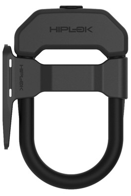 DX Bike D-Lock with Frame Clip - All Black