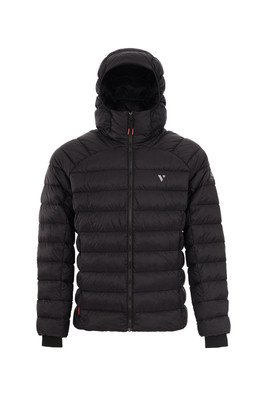 Summit Men's Packable Down Filled Insulated Jacket - Jet Black