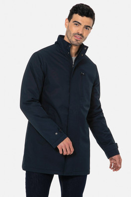 Showerproof Mens Funnel Neck Lightweight Mac - Navy