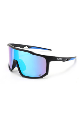 OBs Lightweight Wraps Unisex Sunglasses - Black Blue