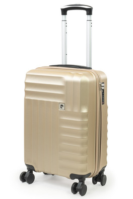 Soleil Wheeled Hard Sided Suitcase Cabin Luggage - Champagne