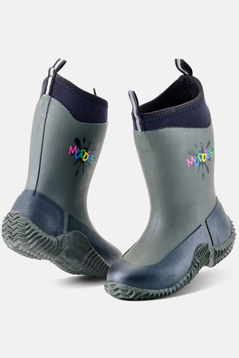 Muddies Icicle Kids Wellies - Grey
