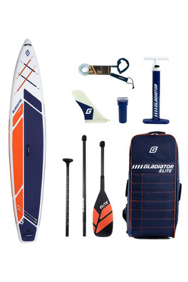 Elite Sport 12'6 x 30” x 5.9” Touring - White/Blue/Orange