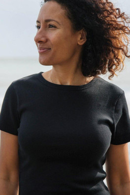 Cotton Women's T-Shirt - Black