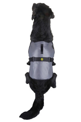 Fully Reflective Explorer Dog Vest - Grey