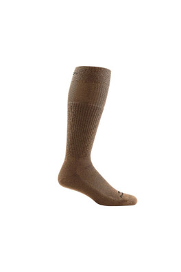 Mens Merino Wool Lightweight Cushioned Boot Socks - Coyote Brown