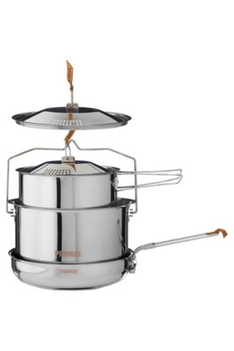 Campfire Stainless Steel Large Cookset - Silver