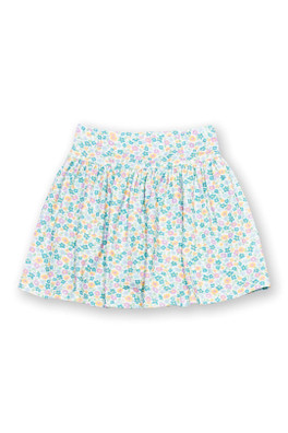 Kids 95% Organic Cotton Skort - Meadow Ditsy Soft