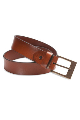 Mens Leather Belt 1.25" Width - Tan